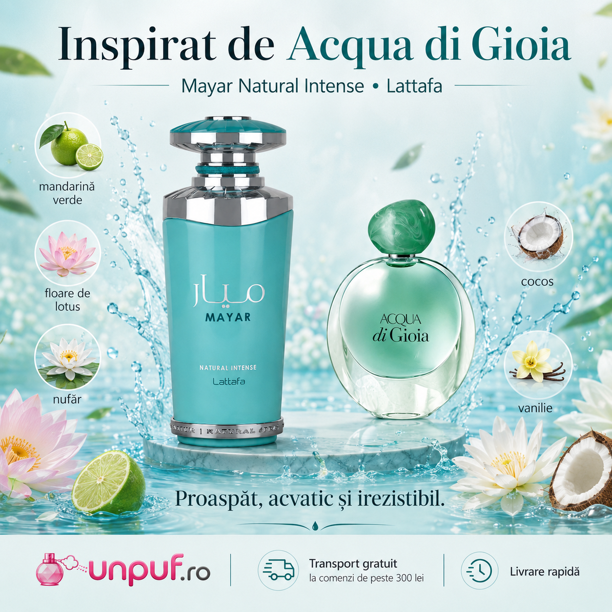 Lattafa Mayar Natural Intense parfum arabesc de damă pentru zi de zi birou &icirc;nt&acirc;lniri vacanță și evenimente